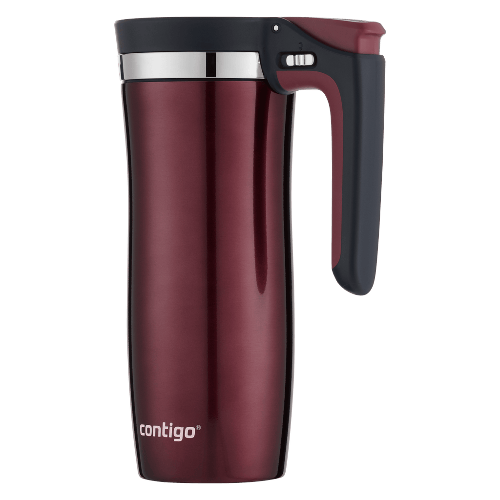 Contigo® Handled AUTOSEAL® Stainless Steel Travel Mug with Easy-Clean Lid, 16oz