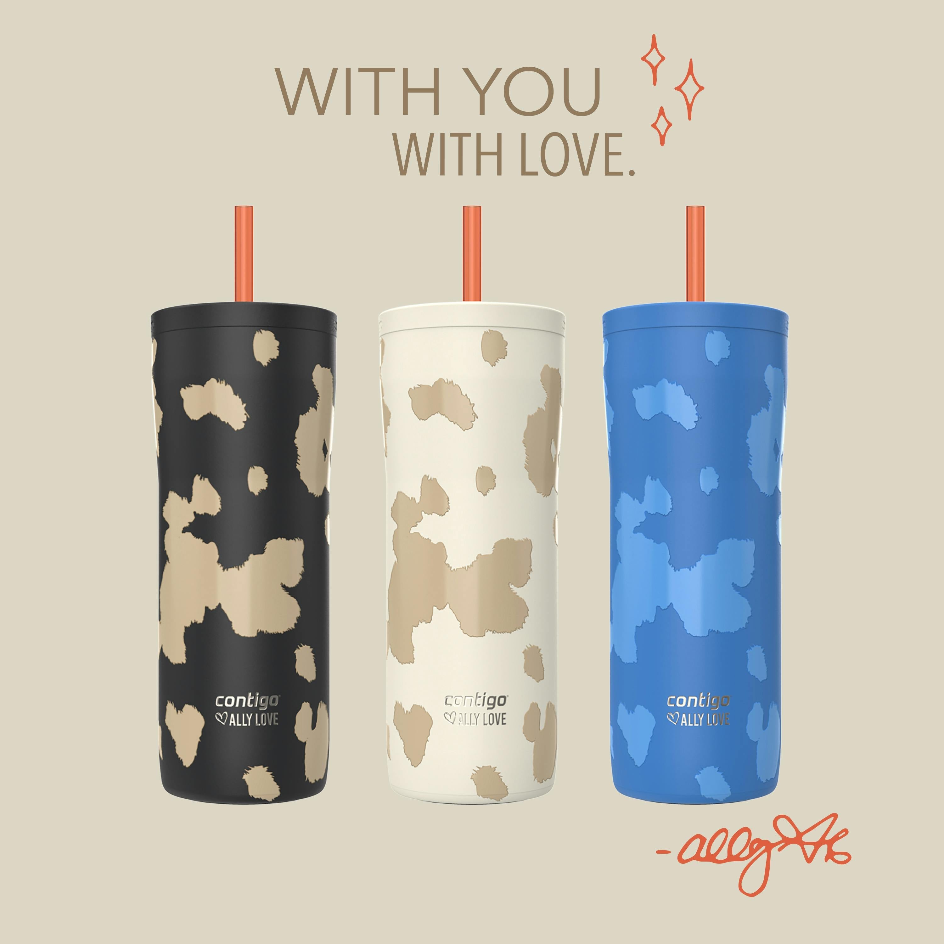 Contigo® x Ally Love Streeterville 2.0 Stainless Steel Tumbler with Straw, 24oz