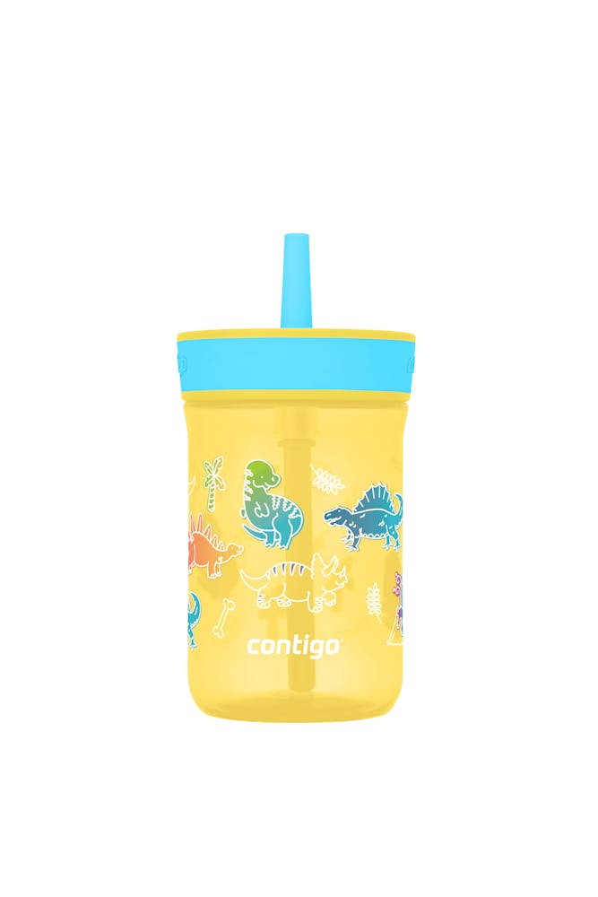 Kids’ Leighton Straw Tumbler with Spill-Proof Leak-Proof Lid, 14oz L4