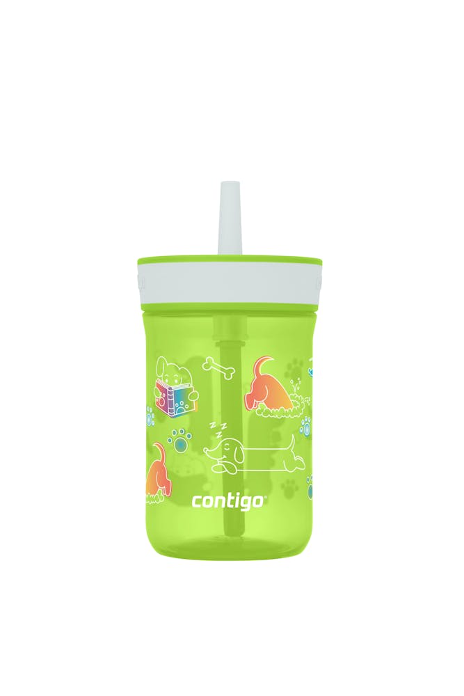 Kids’ Leighton Straw Tumbler with Spill-Proof Leak-Proof Lid, 14oz L4